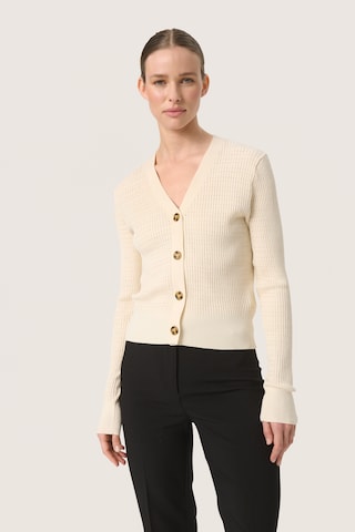 SOAKED IN LUXURY Cardigan 'Lidya' i beige