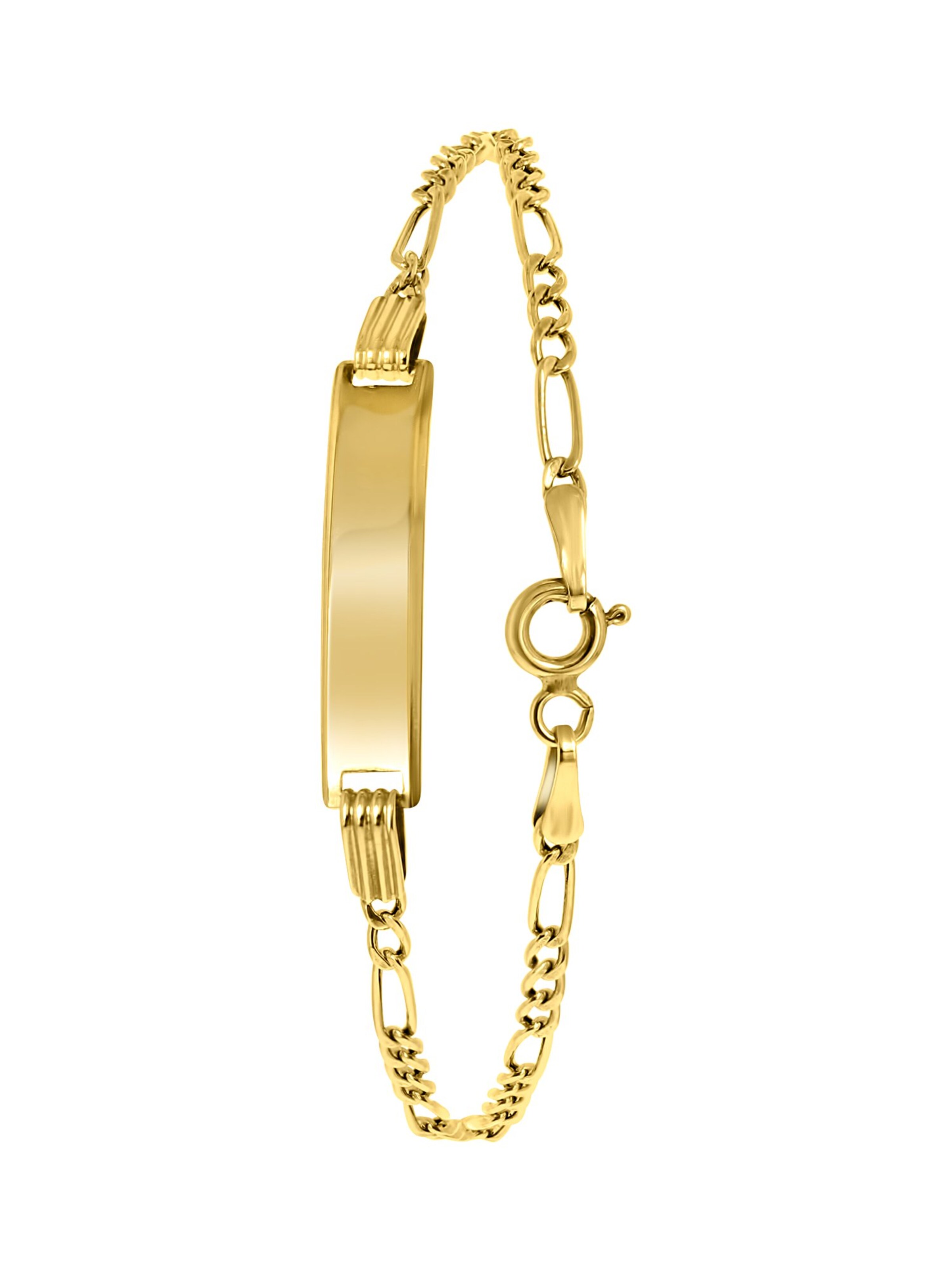 Lucardi Armband 'Klassisch' in Gold: Vorderseite