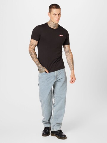 LEVI'S ® Tričko 'Crewneck Graphic' – šedá