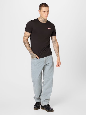 LEVI'S ® - Camisa 'Crewneck Graphic' em cinzento