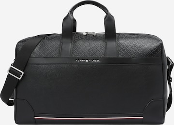 TOMMY HILFIGER Taška Weekender – černá: přední strana