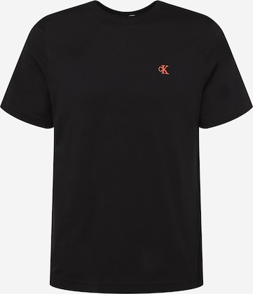 T-Shirt Calvin Klein Jeans en noir : devant