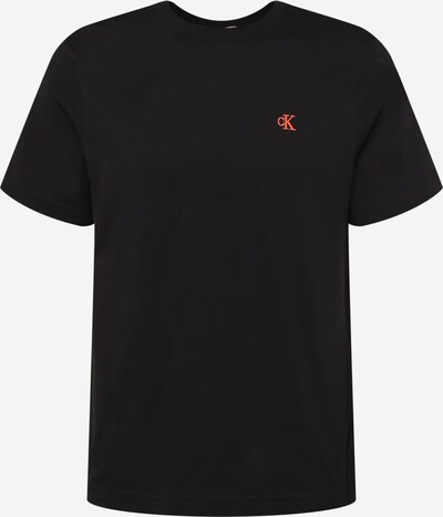 Calvin Klein Jeans T-Shirt in orange / schwarz, Produktansicht