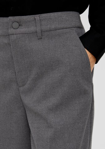 s.Oliver Wide leg Pleated Pants in Grey