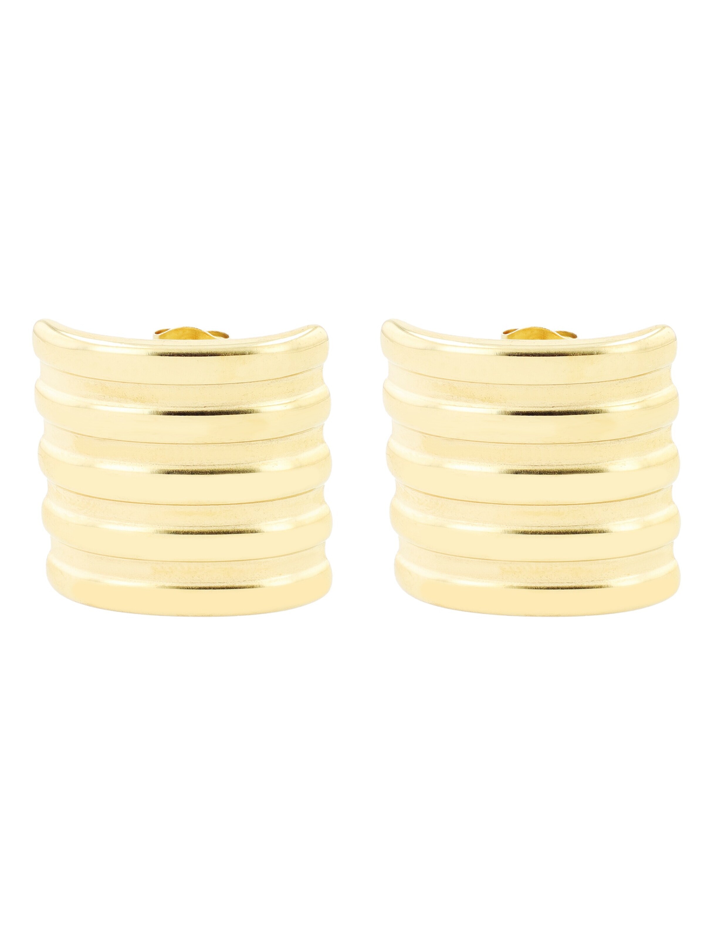 Akzent Ohrringe 'Vally, langlebig'‌‌‌ in Gold: Vorderseite