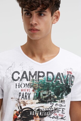 CAMP DAVID Shirt in White