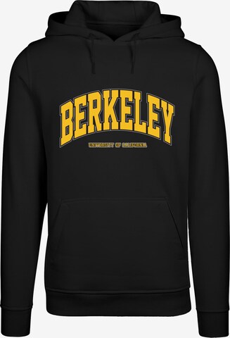 Felpa 'Berkeley University' di Merchcode in nero: frontale
