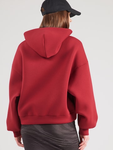 WEEKDAY Sweatshirt 'Petra' i röd