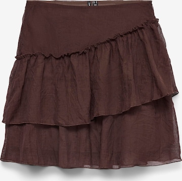 Jupe 'VMSabrina' VERO MODA en marron : devant
