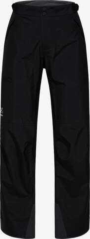 Haglöfs Regular Outdoor Pants 'Alpine GTX' in Black: front