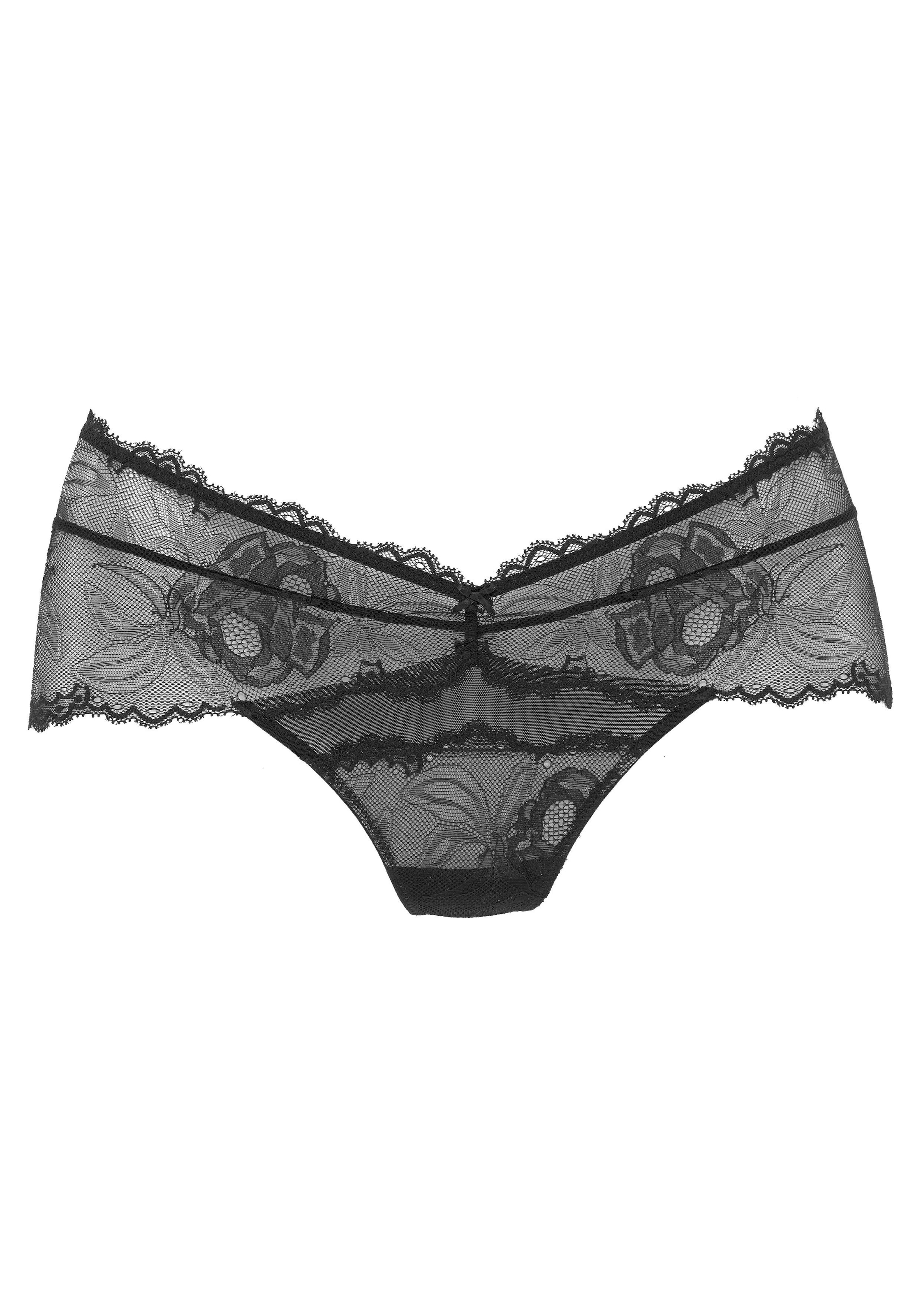 Slip JETTE en noir : devant