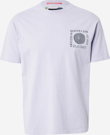 SCOTCH & SODA Футболка в Лиловый: спереди