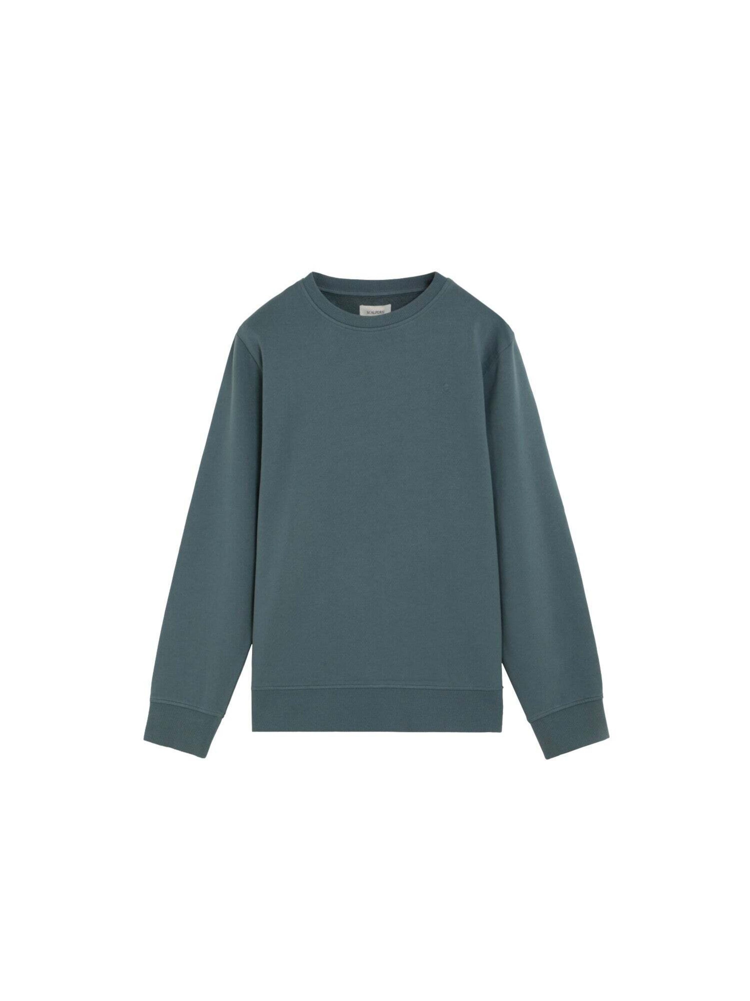 Scalpers Sweatshirt ' ' in Blauw: voorkant