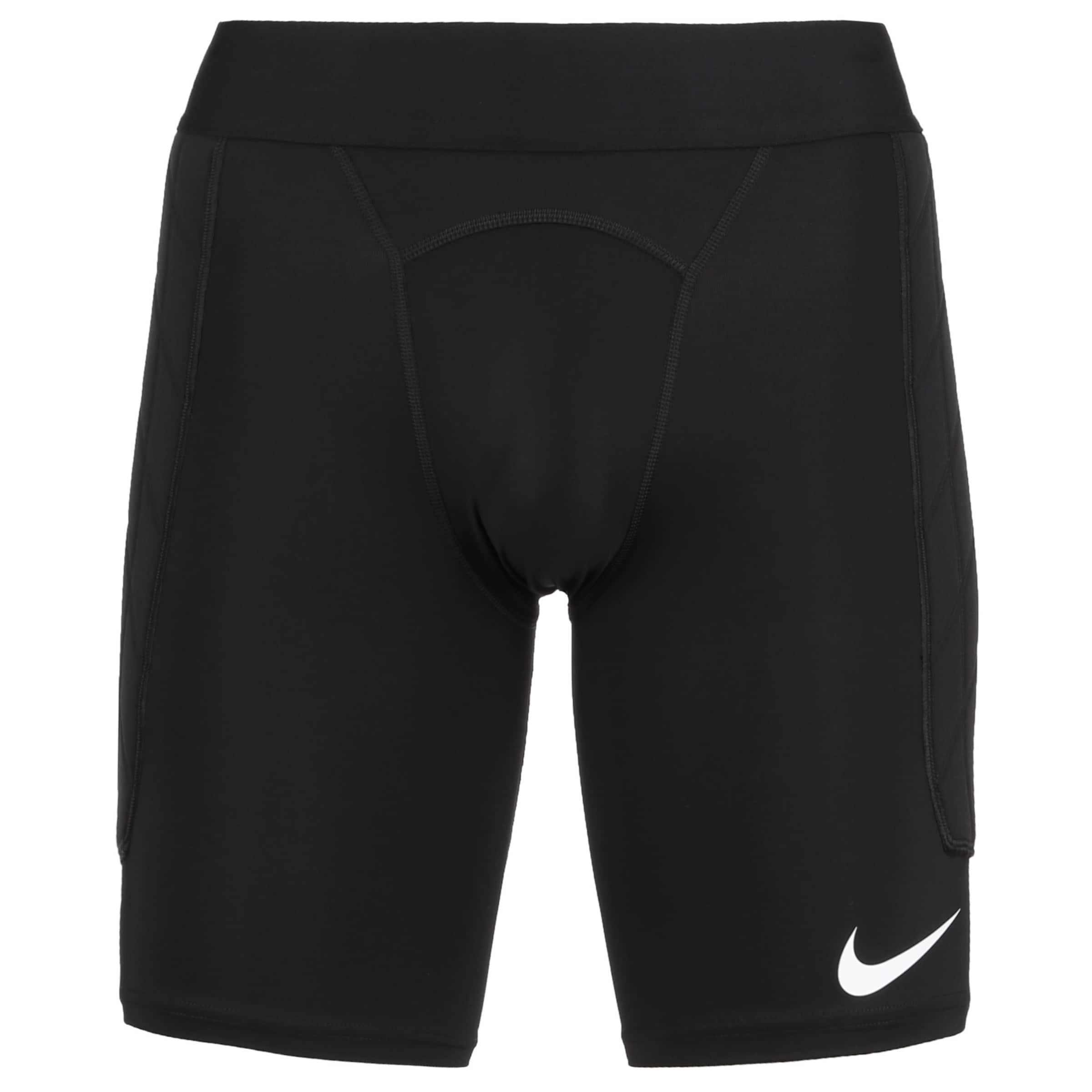 NIKE Skinny Sportshorts 'Gardien I' in Schwarz: Vorderseite