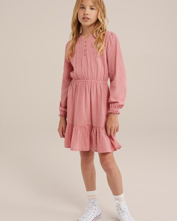 WE Fashion - Vestido en rosa: frente