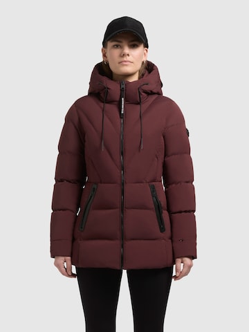 khujo Winterjacke 'Rabb' in Rot: Vorderseite