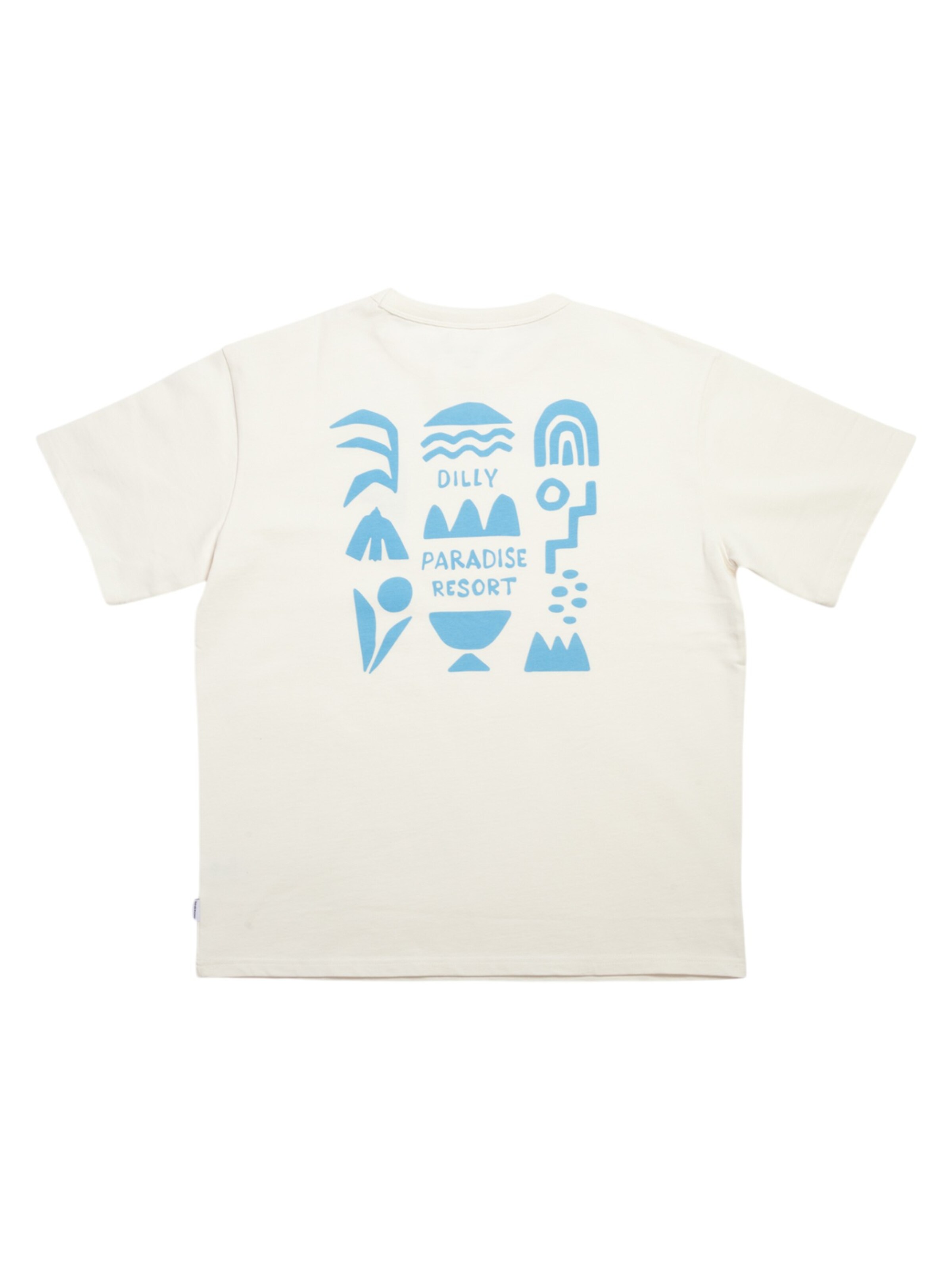 DillySocks Bluser & t-shirts 'Dilly Paradise Resort' i beige