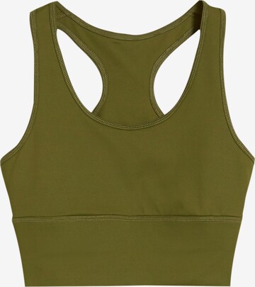 ARMEDANGELS Bralette Sports Bra 'Saantosha' in Green: front