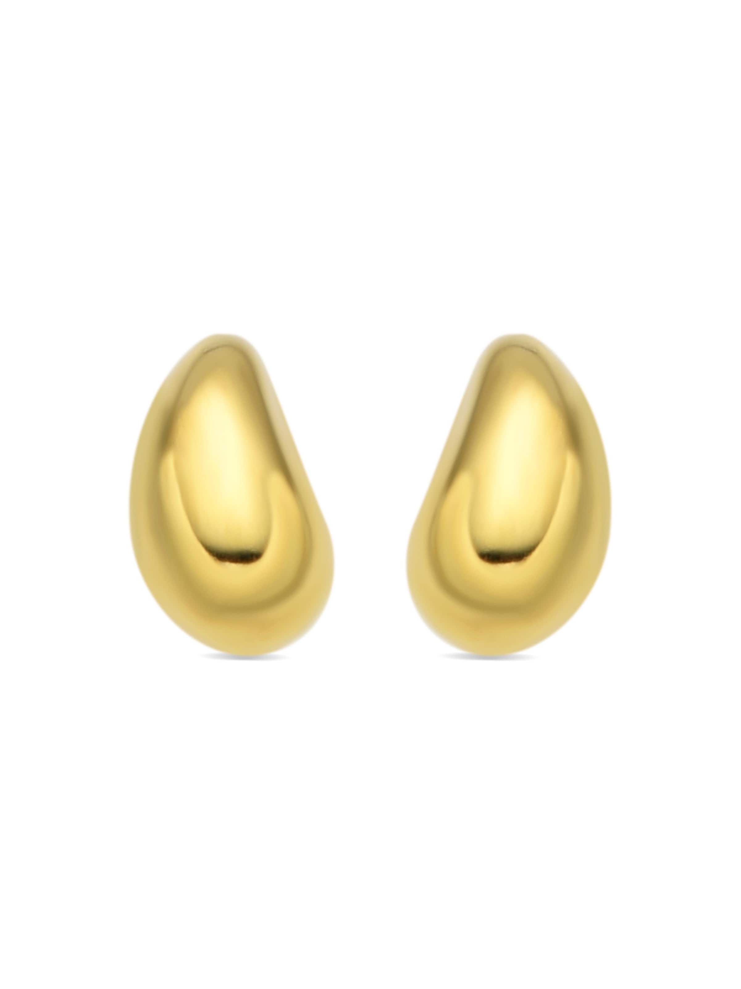 Luxenter - Pendientes 'NOKIE' en amarillo: frente