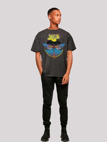 T-Shirt 'YES Dragonfly Tour V1' F4NT4STIC en noir