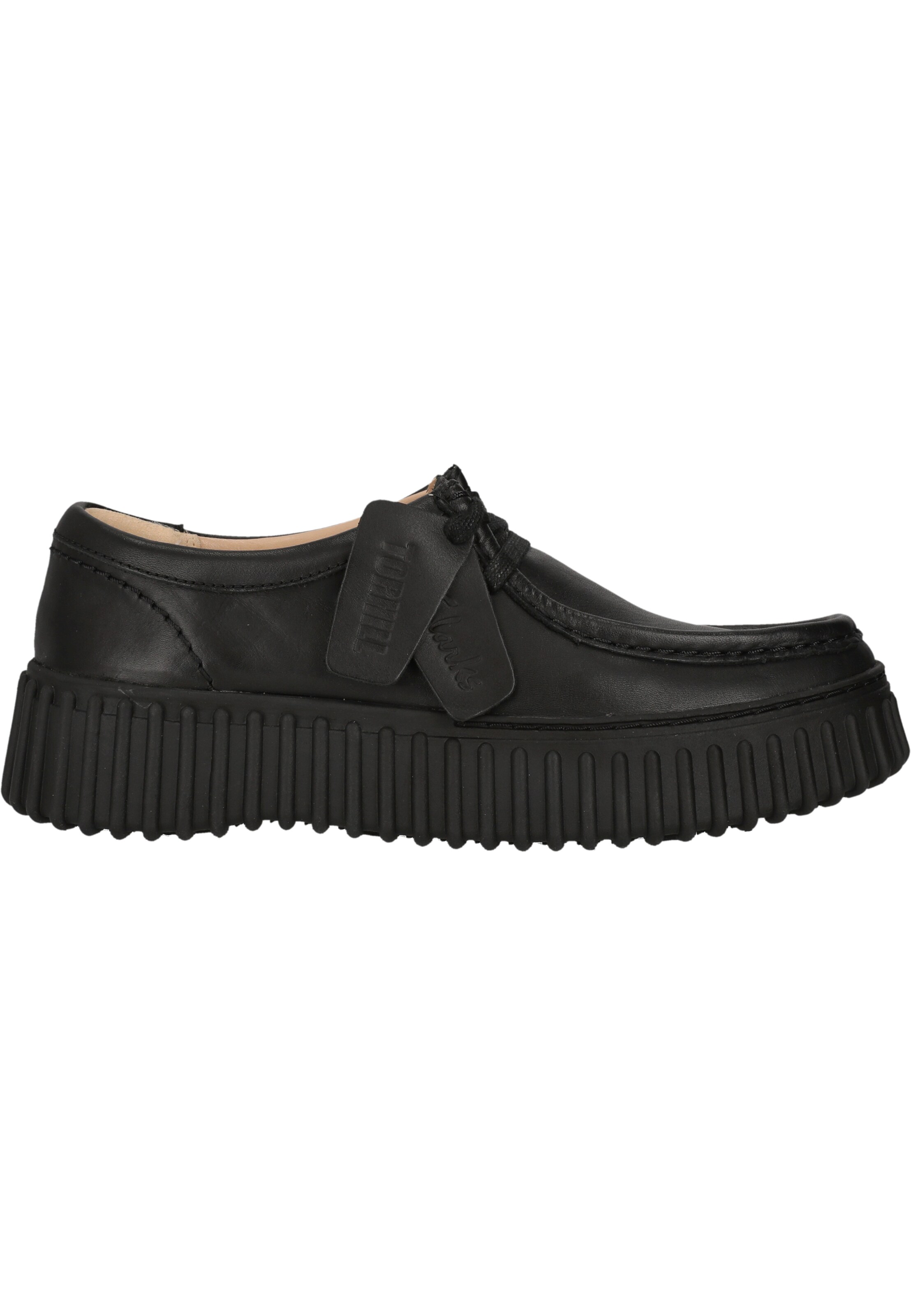 CLARKS Schnürschuhe 'Torhill Bee' in Schwarz