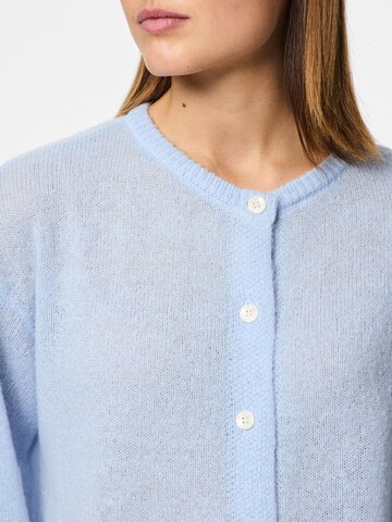 PIECES Knit cardigan 'PCIda' in Blue
