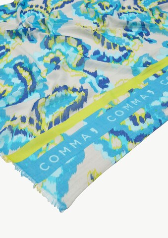COMMA Sjaal in Blauw