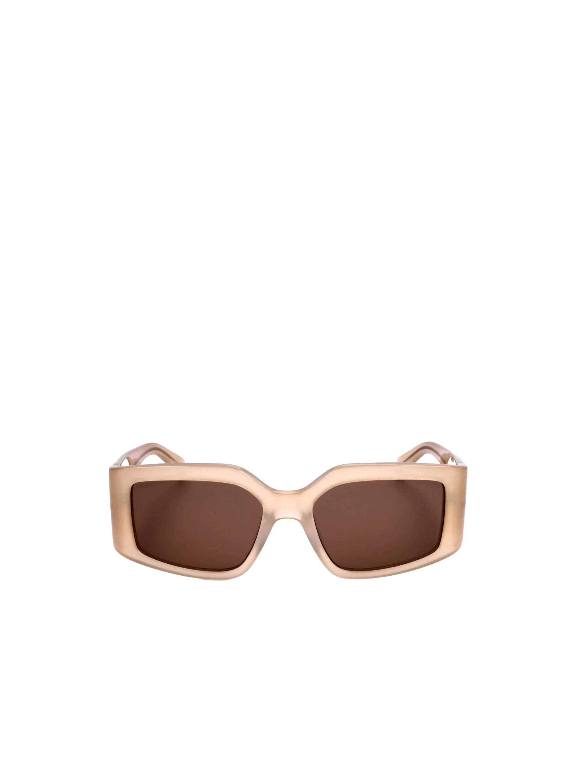 Lunettes de soleil 'SF1101S Opaline' FERRAGAMO en jaune : devant