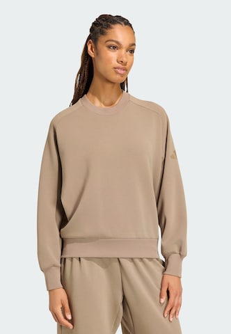 ADIDAS SPORTSWEAR - Camiseta deportiva 'Soft Lux' en beige: frente