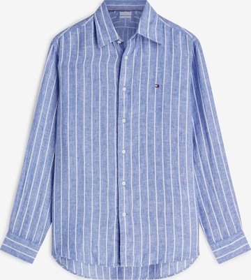 TOMMY HILFIGER Button Up Shirt in Blue: front