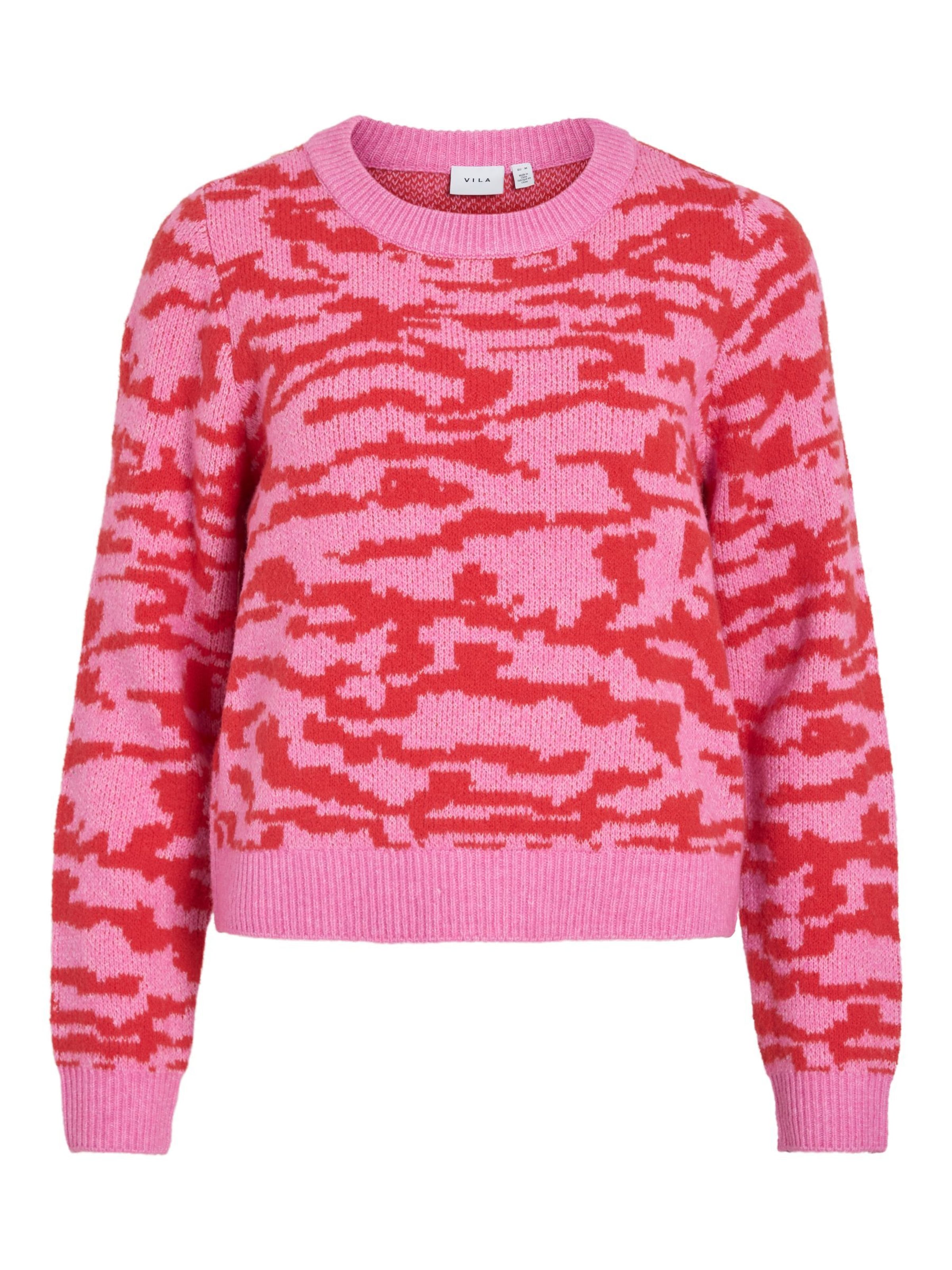 Pull-over 'VIOpera' VILA en violet : devant