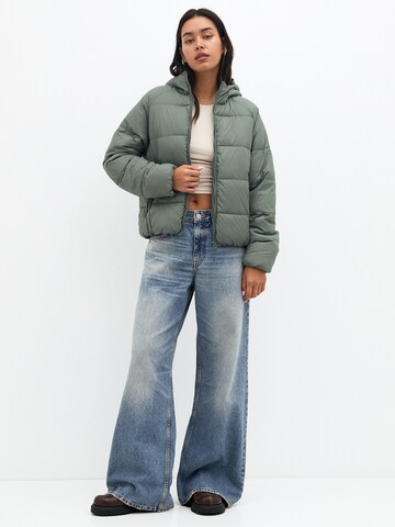 Veste mi-saison Pull&Bear en vert