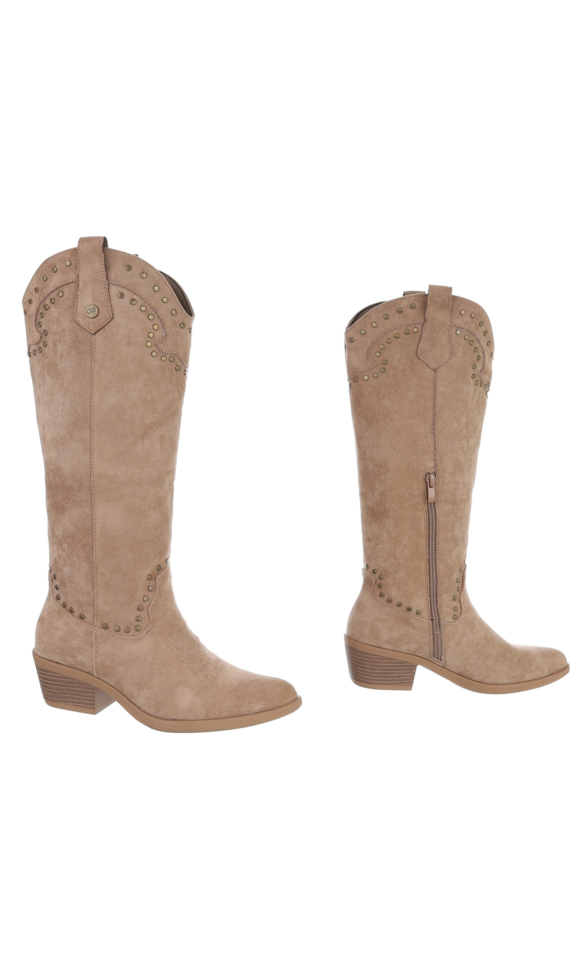 Ital-Design Cowboy Boots in Brown