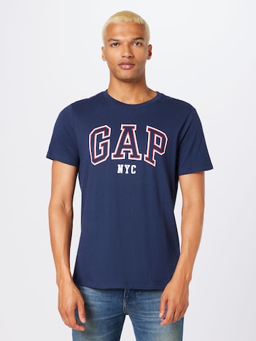 T-Shirt GAP en bleu : devant