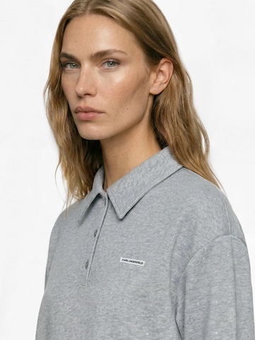 Karl Lagerfeld Bluzka sportowa w kolorze szary