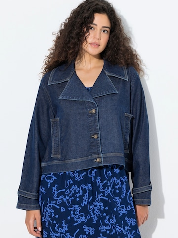 Ulla Popken Kurtka przejściowa w kolorze niebieski: przód