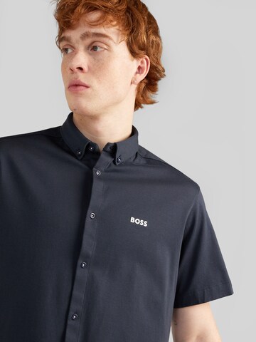 BOSS Regular fit Button Up Shirt 'Motion' in Blue