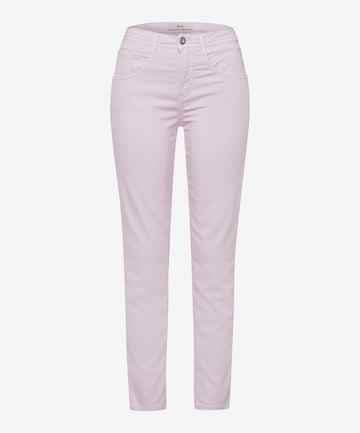 Coupe slim Pantalon 'Shakira' BRAX en violet : devant