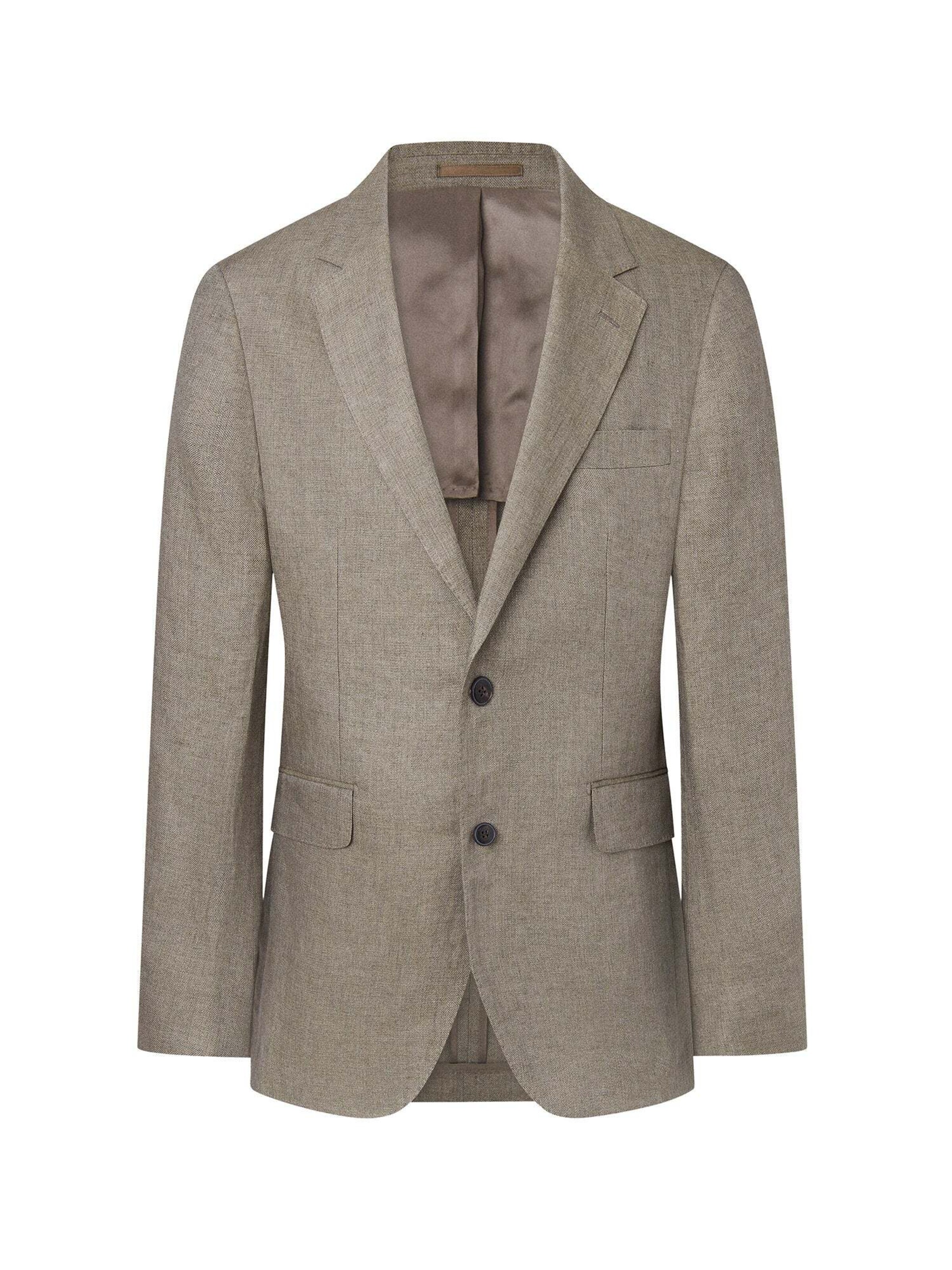 Hackett London Regular Fit Sakko in Grau: Vorderseite