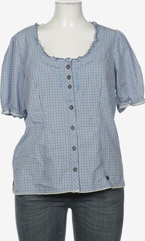 SPIETH & WENSKY Blouse & Tunic in 4XL in Blue: front