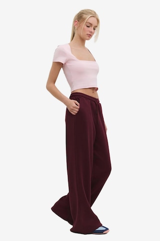 Pantalon No Matter What en rouge