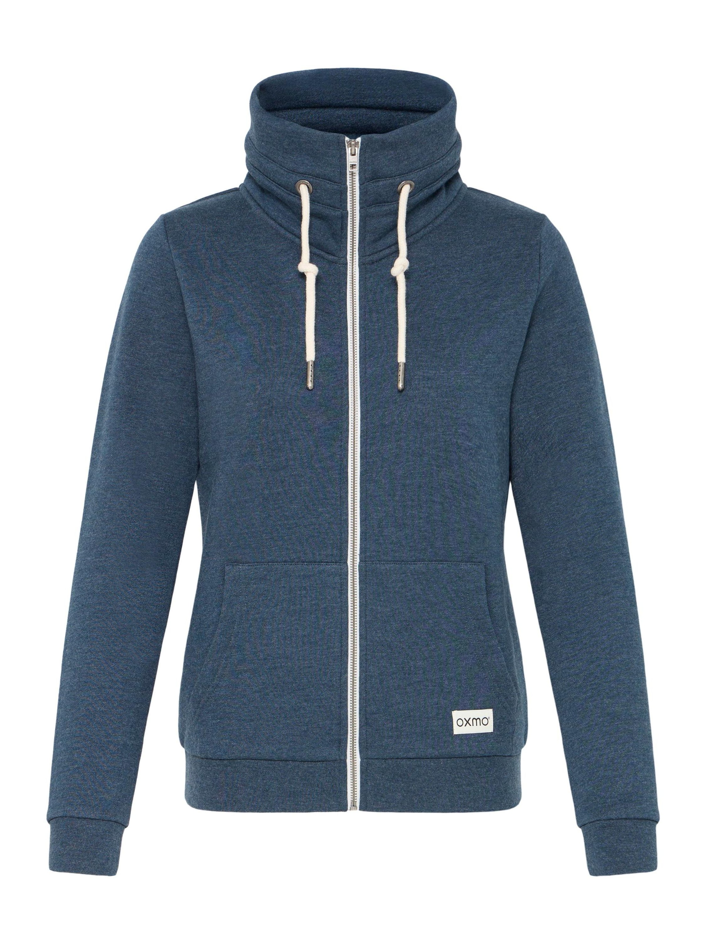 Oxmo Sweatjacke ' OXBITTA SWEAT ' in blau, Produktansicht