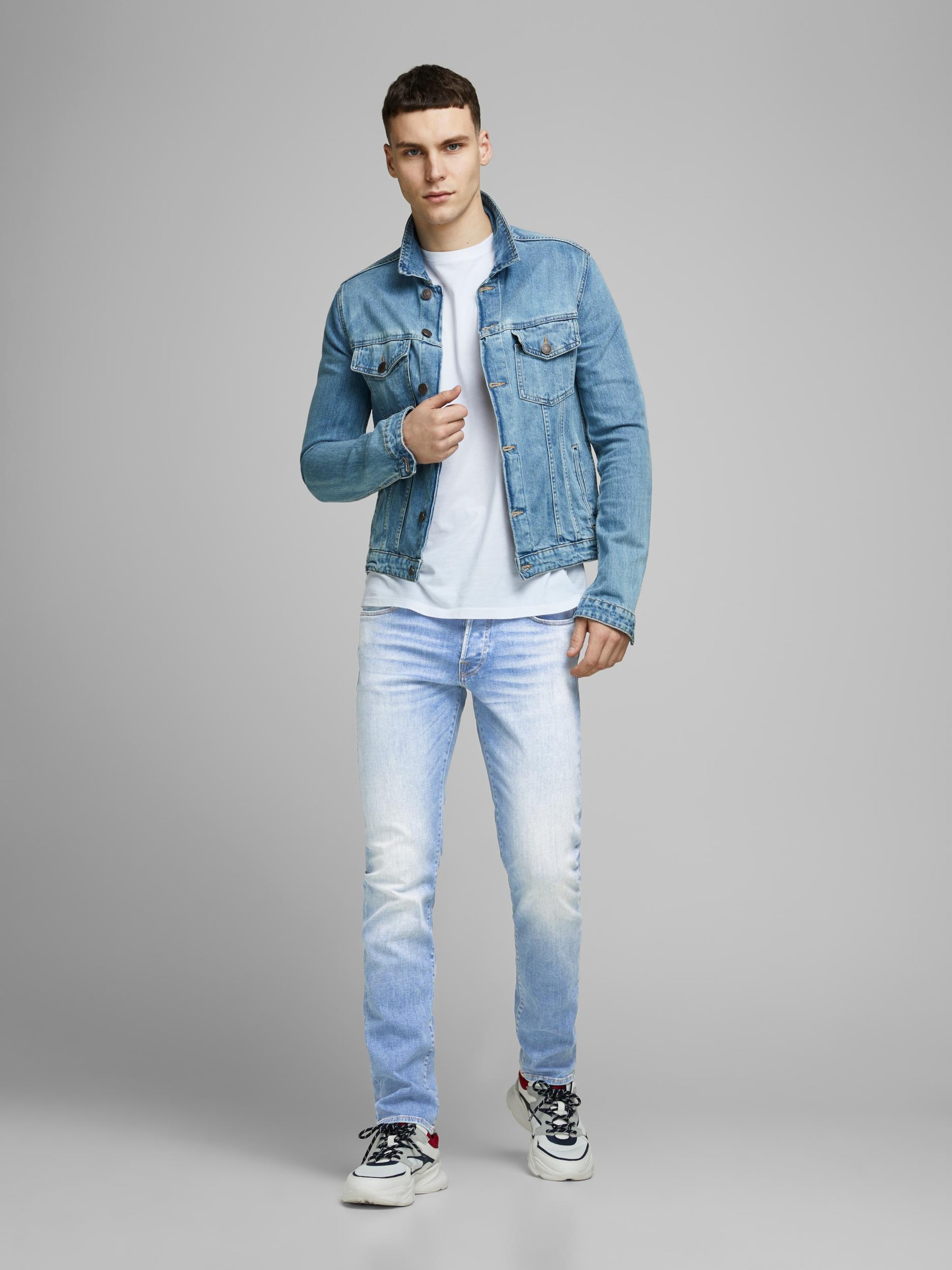Uomo Più sostenibile JACK & JONES Jeans Glenn in Blu 