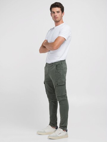 REPLAY Slim fit Cargo Pants in Green