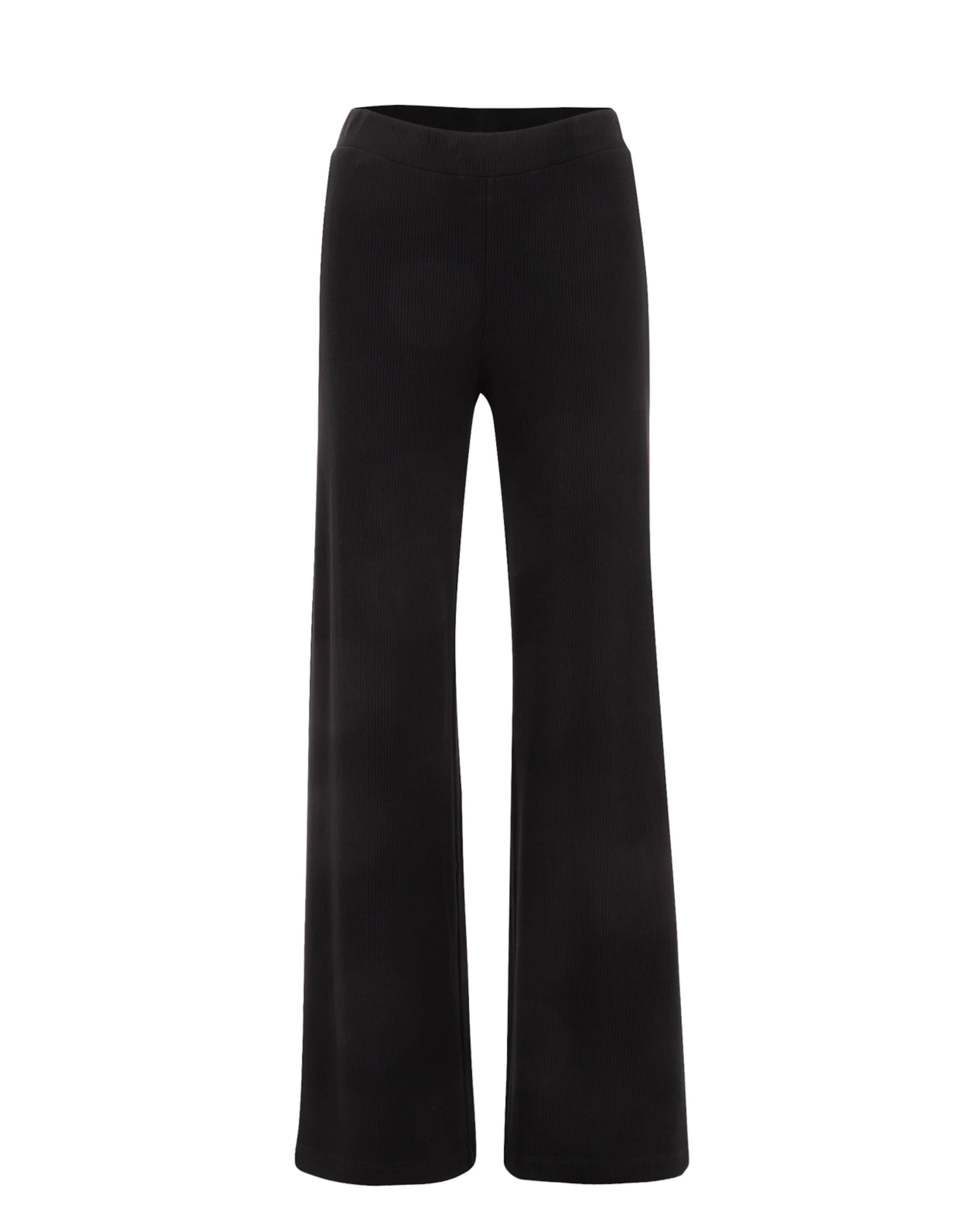 WE Fashion Pantalon en noir, Vue avec produit
