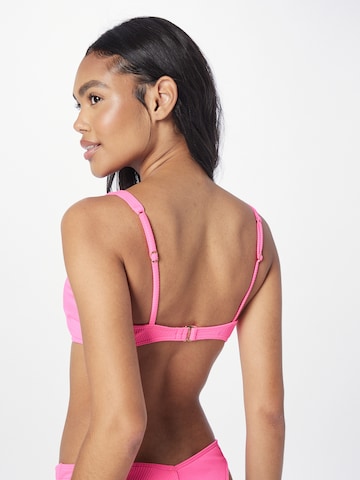 HOLLISTER Bustier Bikinitop in Roze