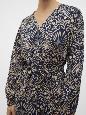 Robe-chemise 'VMVilia' VERO MODA en bleu