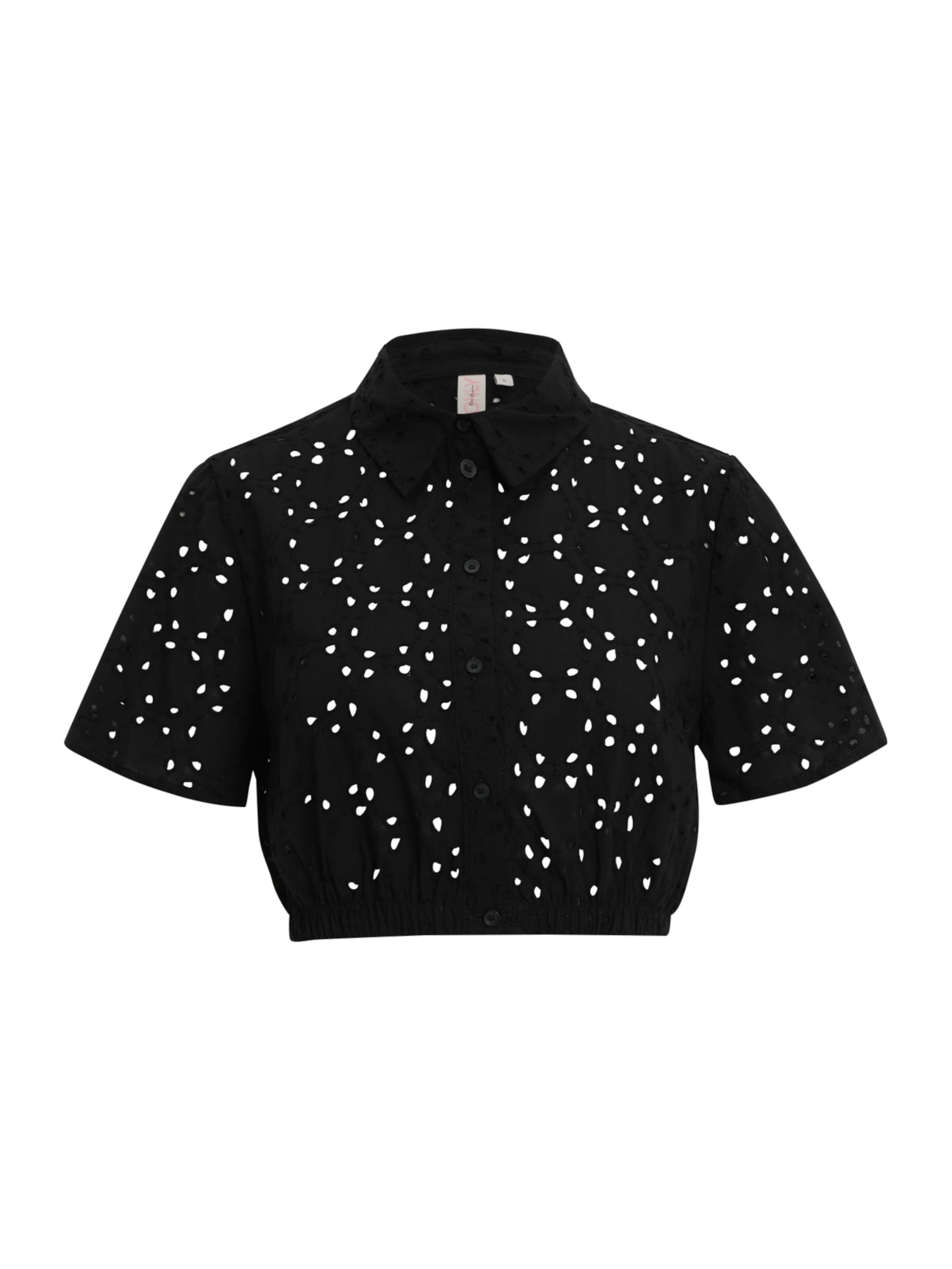 Only Petite Bluse i sort: forside