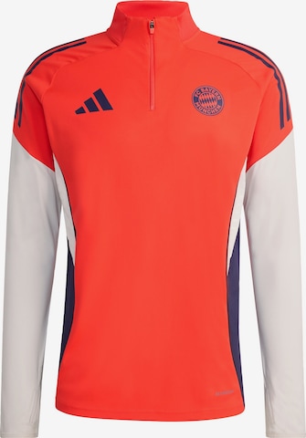 ADIDAS PERFORMANCE - Camisa funcionais 'FC Bayern München Tiro 25 Competition' em vermelho: frente
