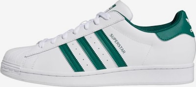 ADIDAS ORIGINALS Baskets basses 'Superstar' en vert / blanc, Vue avec produit